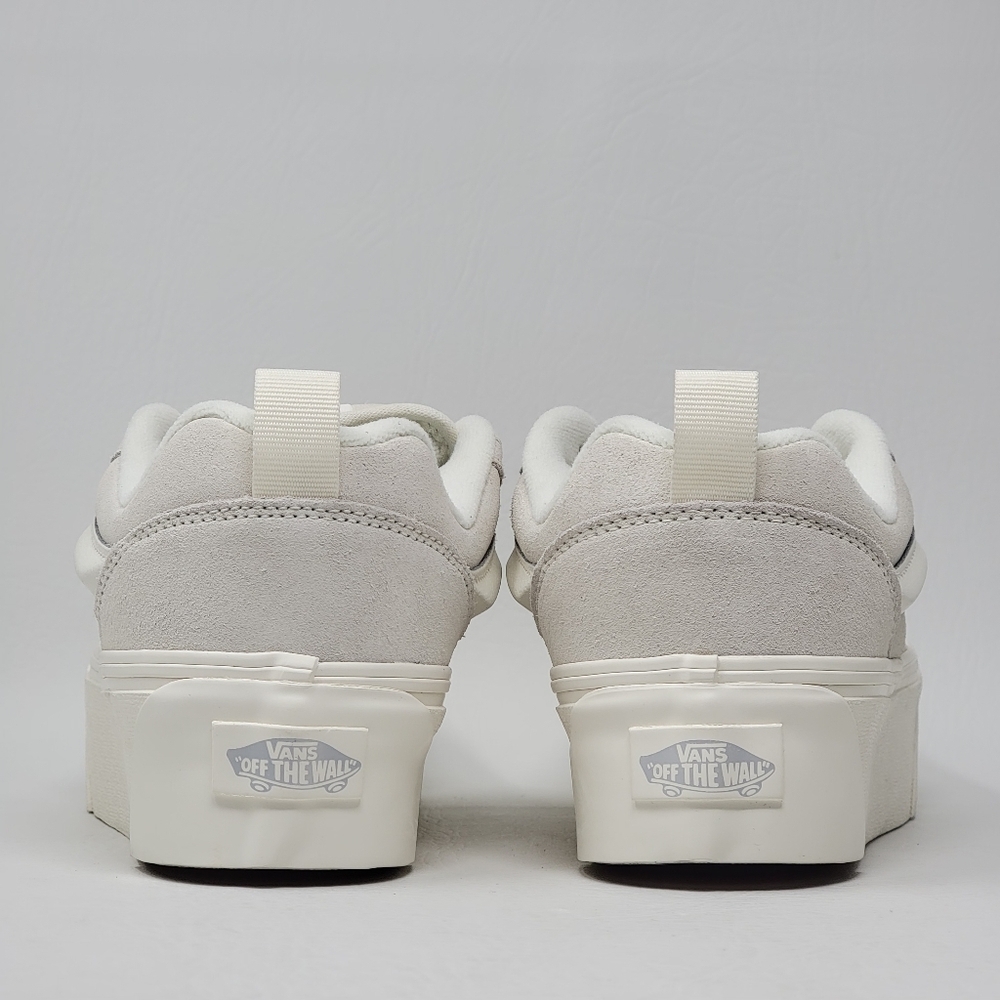 Vans Platform Old Skool Women's Shoes - Cream with Gum Sole - Picture 6 of 9